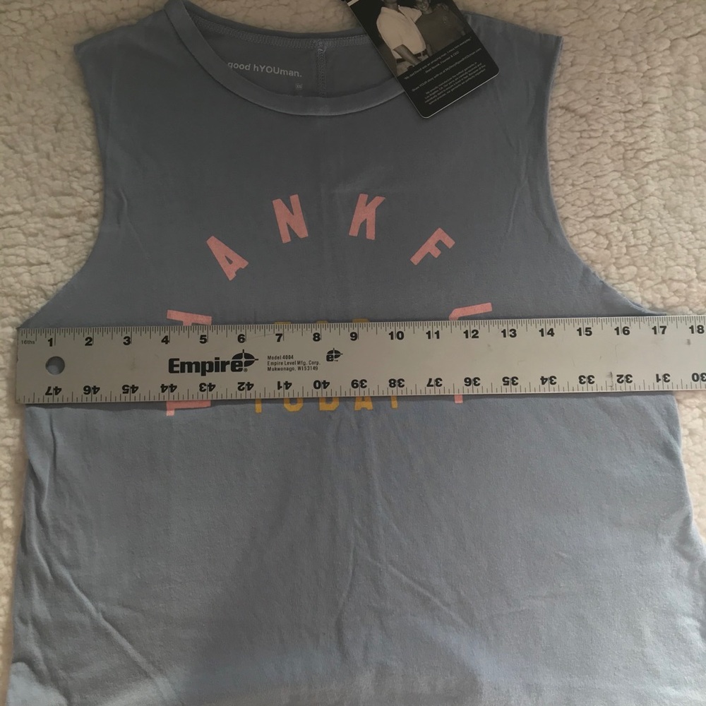 NWT good hYOUman “Thankful for Today” crop - Picture 10 of 11